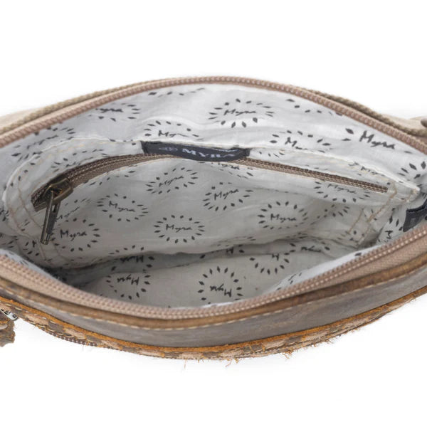 Myra Sand Weaver Crossbody